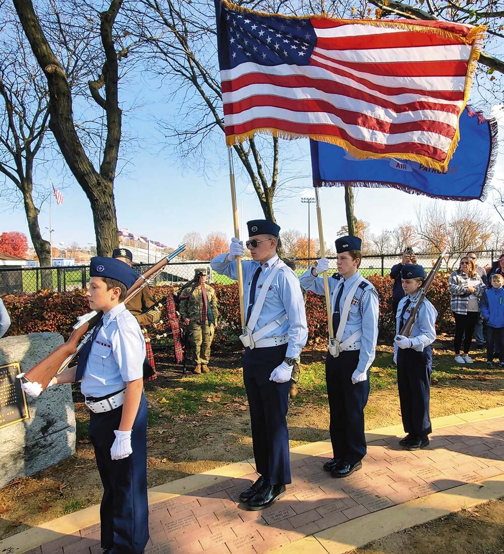 CAP color guard participates in ceremony | TownLively